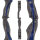 Mittelst&uuml;ck | SPIDERBOWS Blizzard - 19 Zoll - SWS | Silber/Blau | Rechtshand