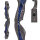 Mittelst&uuml;ck | SPIDERBOWS Blizzard - 19 Zoll - SWS | Silber/Blau | Rechtshand