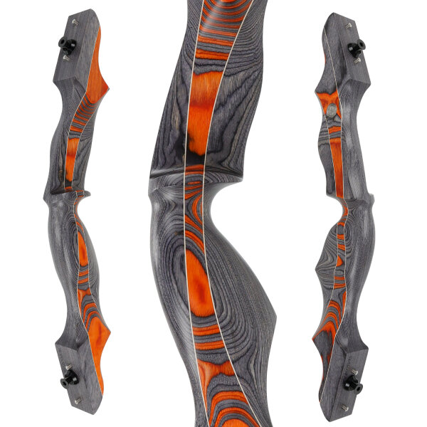 Mittelstück | SPIDERBOWS Blizzard - 19 Zoll - SWS | Silber/Orange | Rechtshand