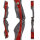 Mittelst&uuml;ck | SPIDERBOWS Blizzard - 23 Zoll - SWS | Silber/Rot | Rechtshand