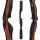 Mittelst&uuml;ck | SPIDERBOWS Blizzard - 19 Zoll - SWS | Schwarz/Orange | Rechtshand