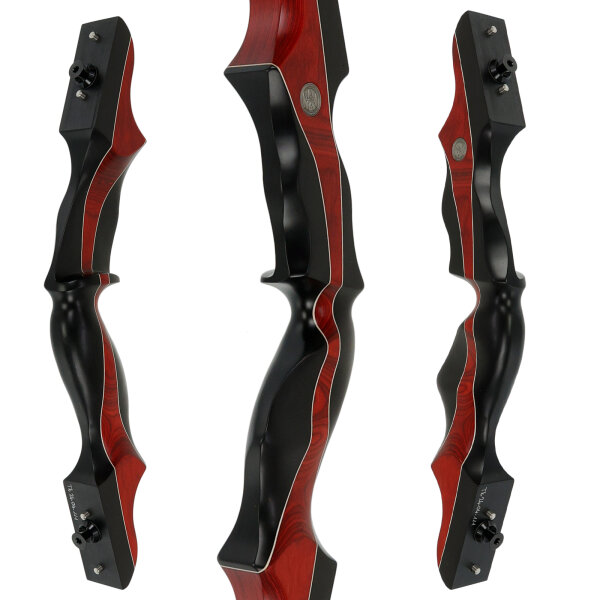 Mittelstück | SPIDERBOWS Blizzard - 19 Zoll - SWS | Schwarz/Rot | Rechtshand