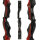 Mittelst&uuml;ck | SPIDERBOWS Blizzard - 19 Zoll - SWS | Schwarz/Rot | Rechtshand