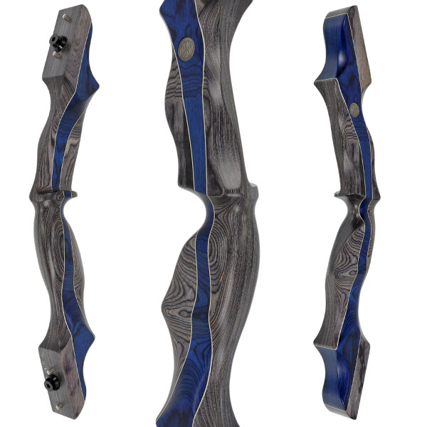 Mittelstück | SPIDERBOWS Blizzard - 19 Zoll - SWS | Silber/Blau | Linkshand