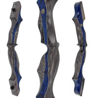 Mittelst&uuml;ck | SPIDERBOWS Blizzard - 19 Zoll - SWS | Silber/Blau | Linkshand