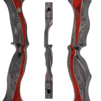 Mittelst&uuml;ck | SPIDERBOWS Blizzard - 19 Zoll - SWS | Silber/Rot | Linkshand