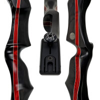 Mittelst&uuml;ck | SPIDERBOWS - Hawk - Competition - ILF - 21 Zoll | Rechtshand | Farbe: Schwarz/Rot