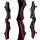 Mittelst&uuml;ck | SPIDERBOWS - Hawk - Competition - ILF - 21 Zoll | Linkshand | Farbe: Schwarz/Rot