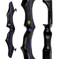 Mittelst&uuml;ck | SPIDERBOWS - Hawk - Competition - ILF - 21 Zoll | Linkshand | Farbe: Schwarz/Blau