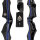 Mittelst&uuml;ck | SPIDERBOWS - Hawk - Competition - SWS - 21 Zoll | Linkshand | Farbe: Schwarz/Blau