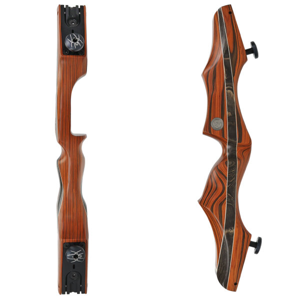 Mittelstück | SPIDERBOWS - Hawk - SRF Design - ILF - 21 Zoll - Cocobolo | Rechtshand