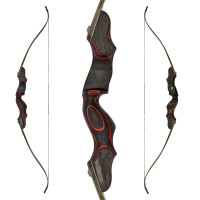 C.V. EDITION by SPIDERBOWS - Raven Red-Orange Competition - 66 Zoll - 35 lbs | Rechtshand