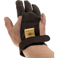 SPIDERBOWS Supersoft - Handschuh aus Ziegenleder | Chocolate | Gr&ouml;&szlig;e: XS