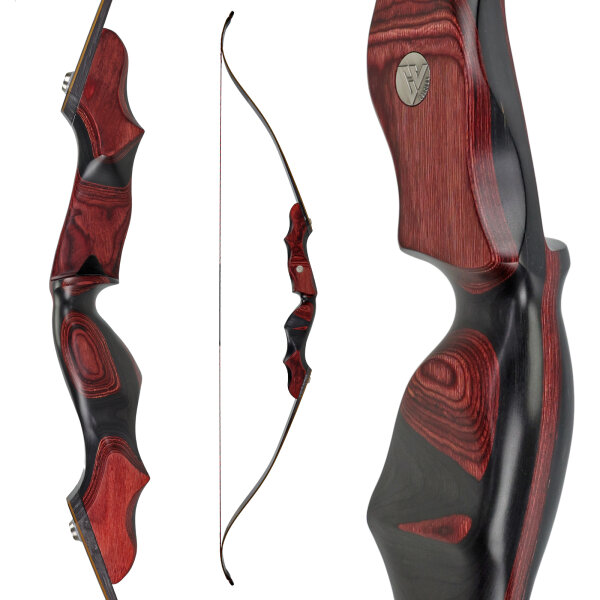 AKTION | C.V. EDITION by SPIDERBOWS Condor - Karmesin - 64 Zoll - 35 lbs - Rechtshand - CVX - Take Down Recurvebogen